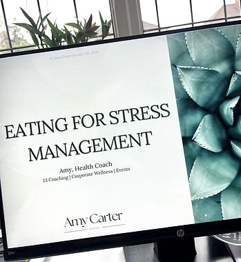 Eating for Stress Management - Health & Wellness Presentation