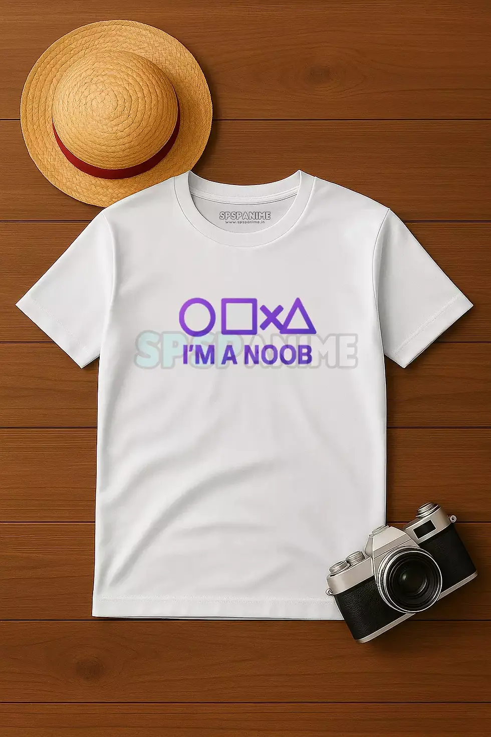 Thumbnail: I'm Noob Polyster T-Shirt with colorful gradient graphics - Gaming T-Shirt, Gamer Humor Tee, SPSP Anime.