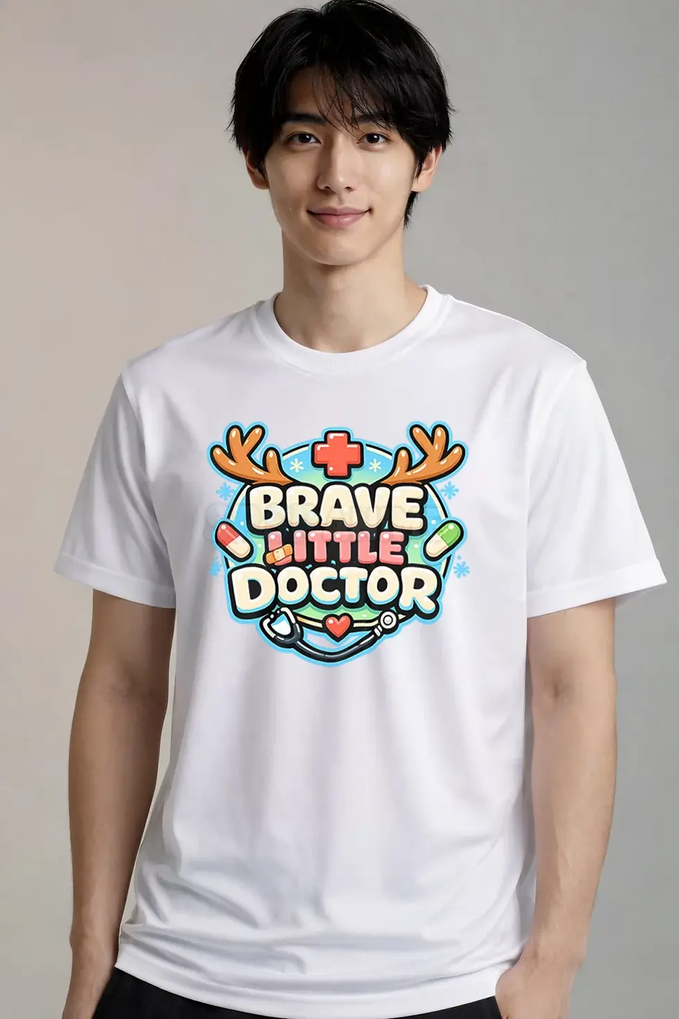Brave Little Doctor Polyster T-Shirt colorful cute anime printed tee - Cute Anime T-Shirt, Pirate Theme T-Shirt, SPSP Anime.
