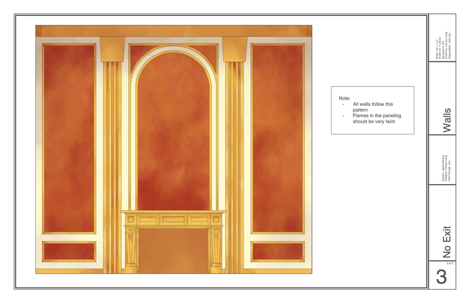Paint elevation of a wall