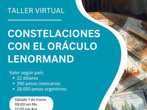 Clase intensiva sobre Constelaciones con Lenormand: una propuesta para ordenar, revelar y sanar