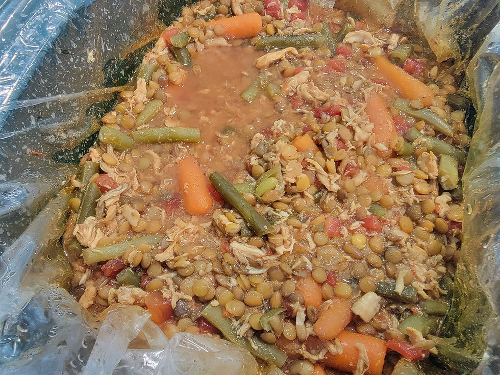 Slow Cooker Moroccan Lentils and Chicken