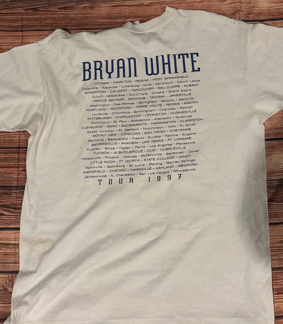 Thumbnail: Bryan White 1997 Tour Tshirt