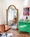 Interior chic design in all the Stylists rooms fo beautiful hair cuts and coloring