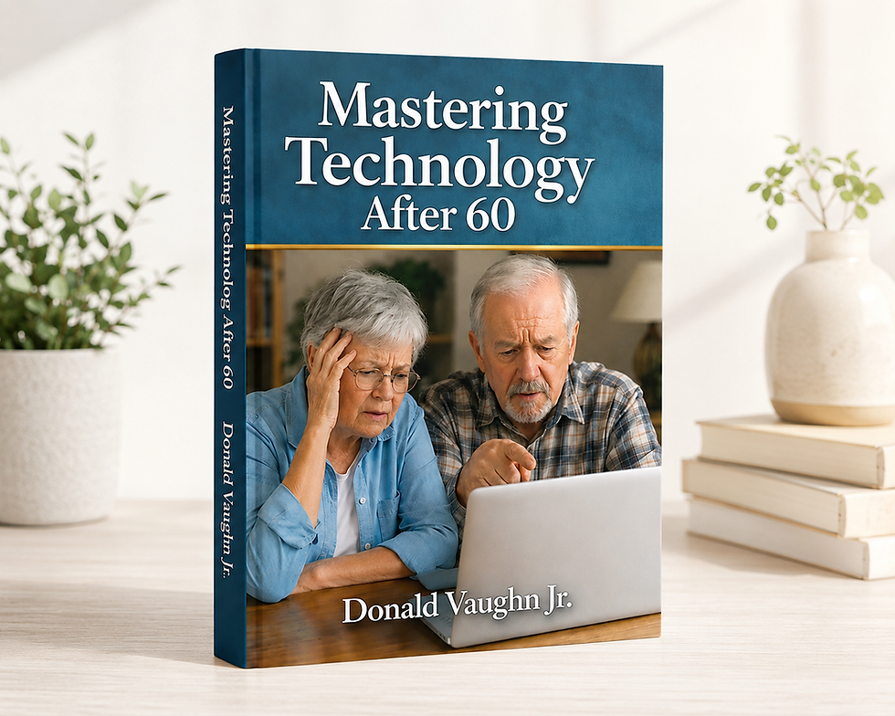 Nail It Right Publishing Masting Technology After 60 by Donald Vaughn Jr