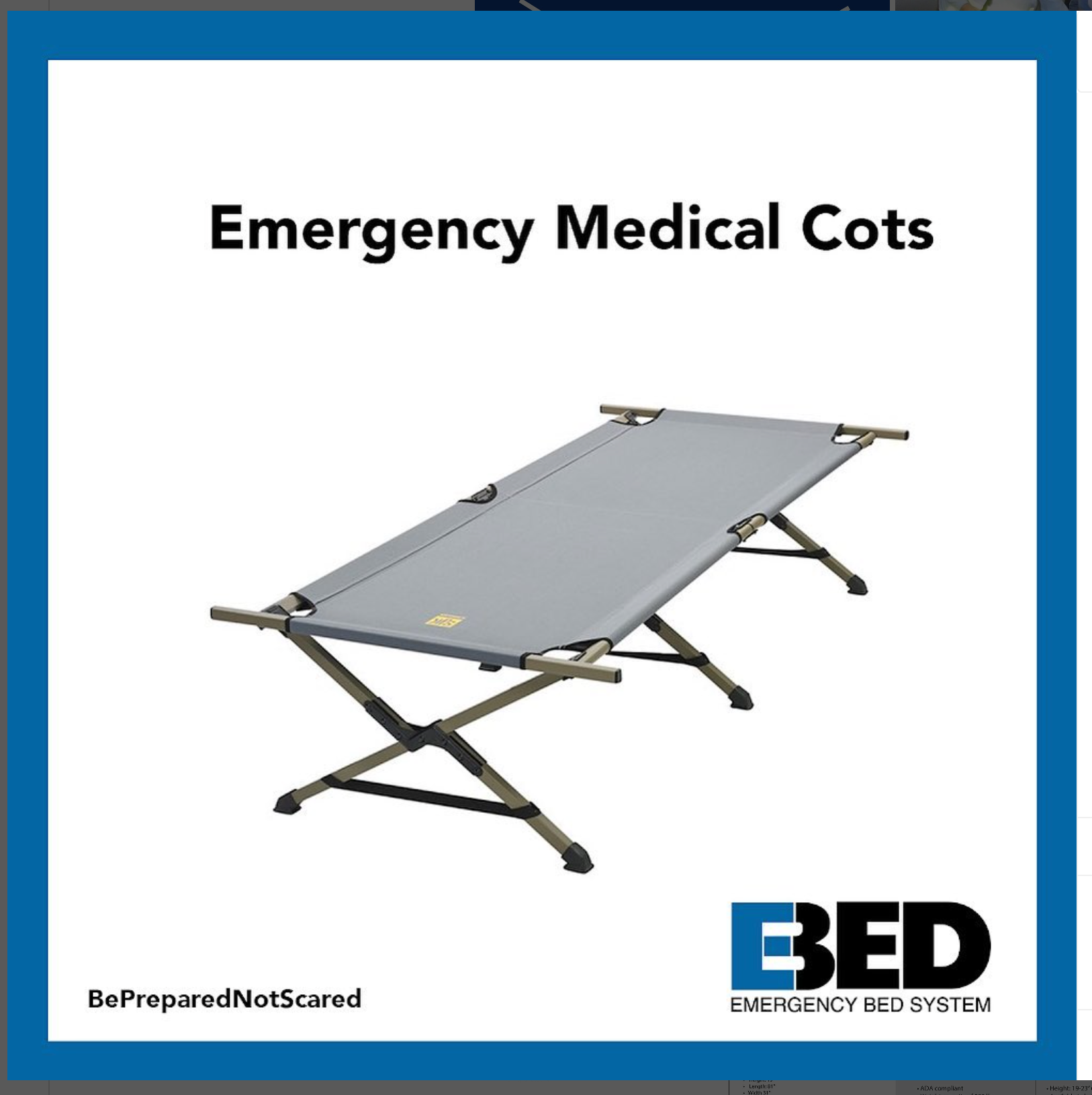 General Population Cot
