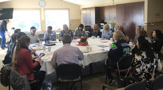 SASH Coffee Time meeting with Elder Care Providers