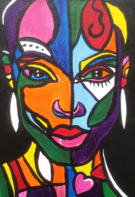 Rebel (5x7in) $30