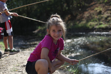 Cinnamon Creek Ranch Kids camp participants 