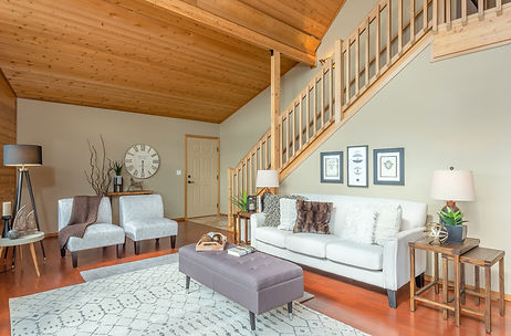 Elder Care Home Sale Experience living room after