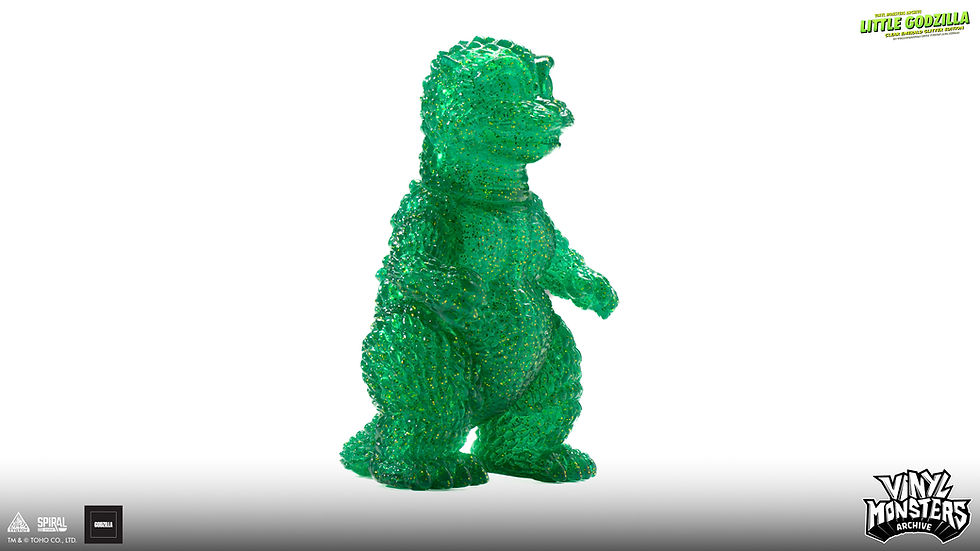 Thumbnail: LITTLE GODZILLA - CLEAR EMERALD GLITTER EDITION