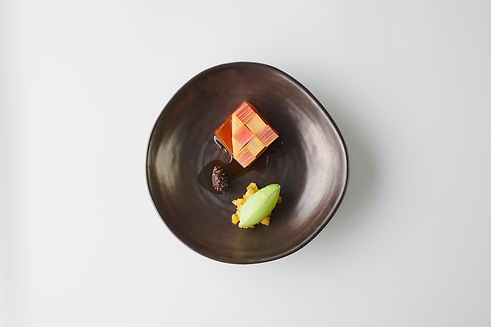 Brown Sugar Panna Cotta, Mugolio, Rhubarb & Pine.JPG