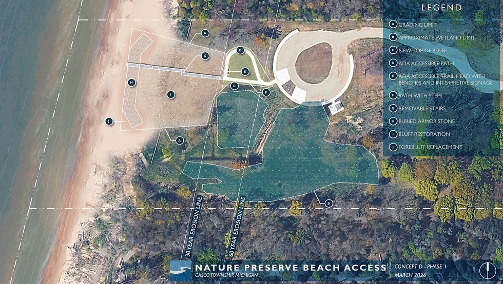 Casco Township pursues funding to restore public access at Nature Preserve