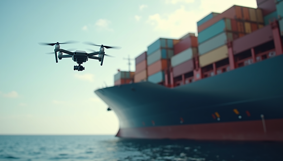 Transforming Vessel Inspections with Drones and IoT Technology