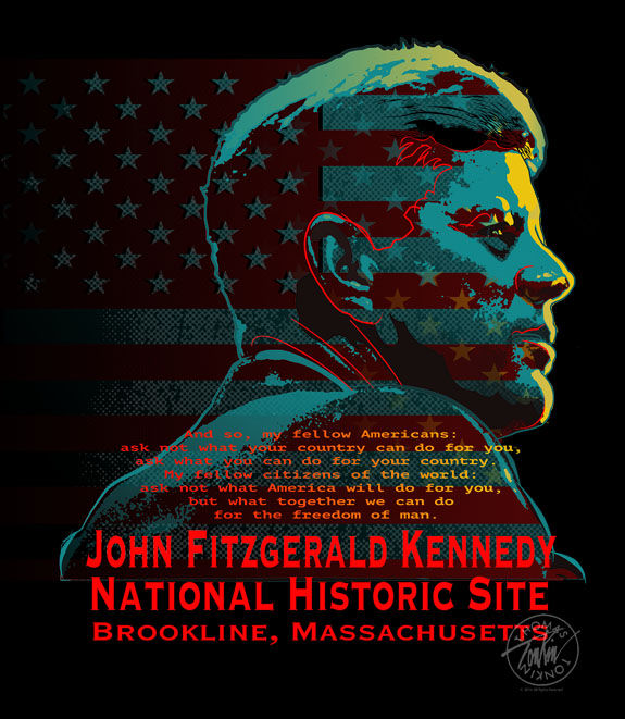 JFK NATIONAL HISTORIC SITE (black)