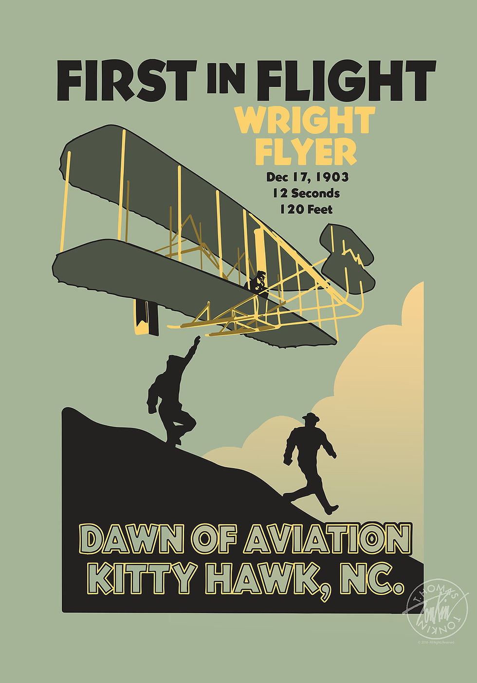 WRIGHT BROTHERS NM -Flyer design