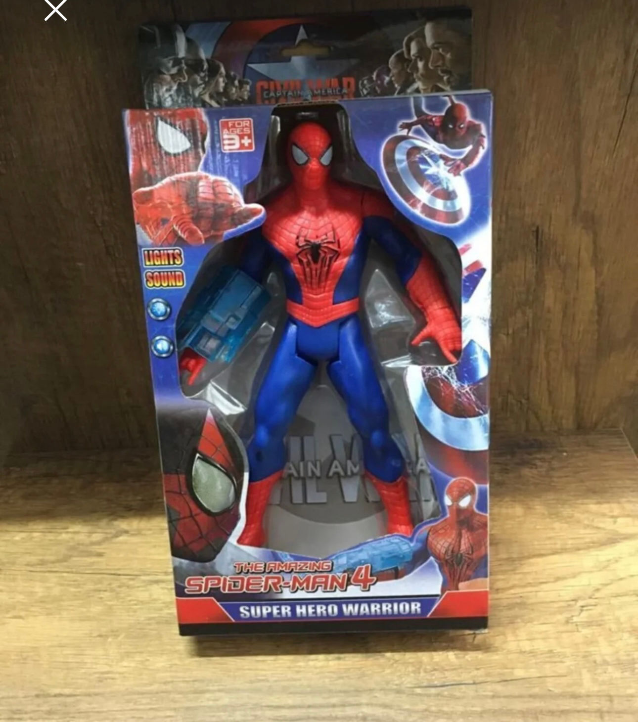 Oyuncak Spiderman Figür Örümcek Adam 25 Cm Figür Işıklı Sesli