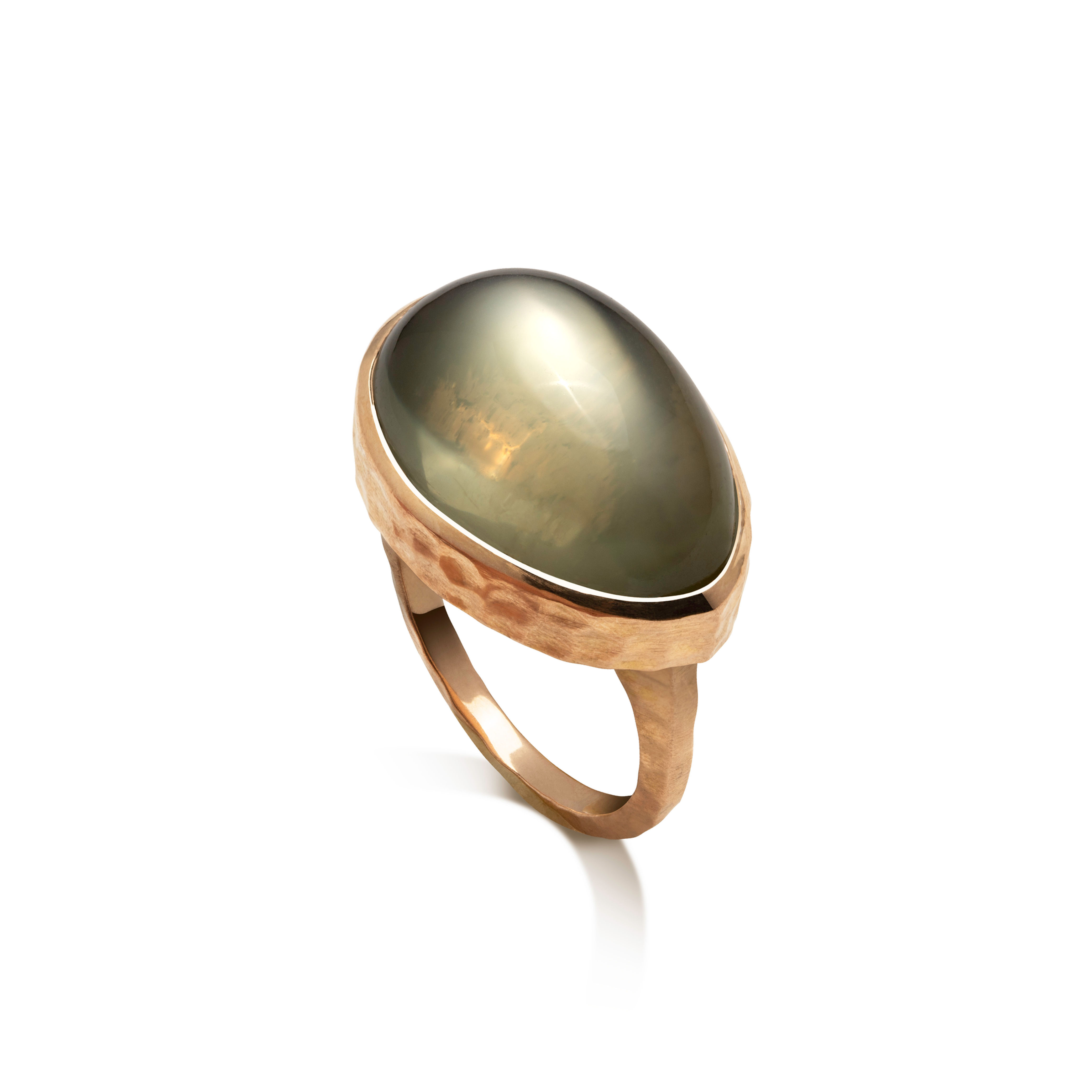 14K Rose Gold Mango Moonstone Ring, 14K Rose Gold, Rose Gold Rings, Moonstone Rings