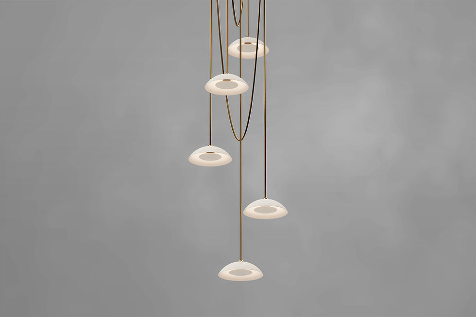 Thumbnail: Swag Pendants - Set of 5 - Column