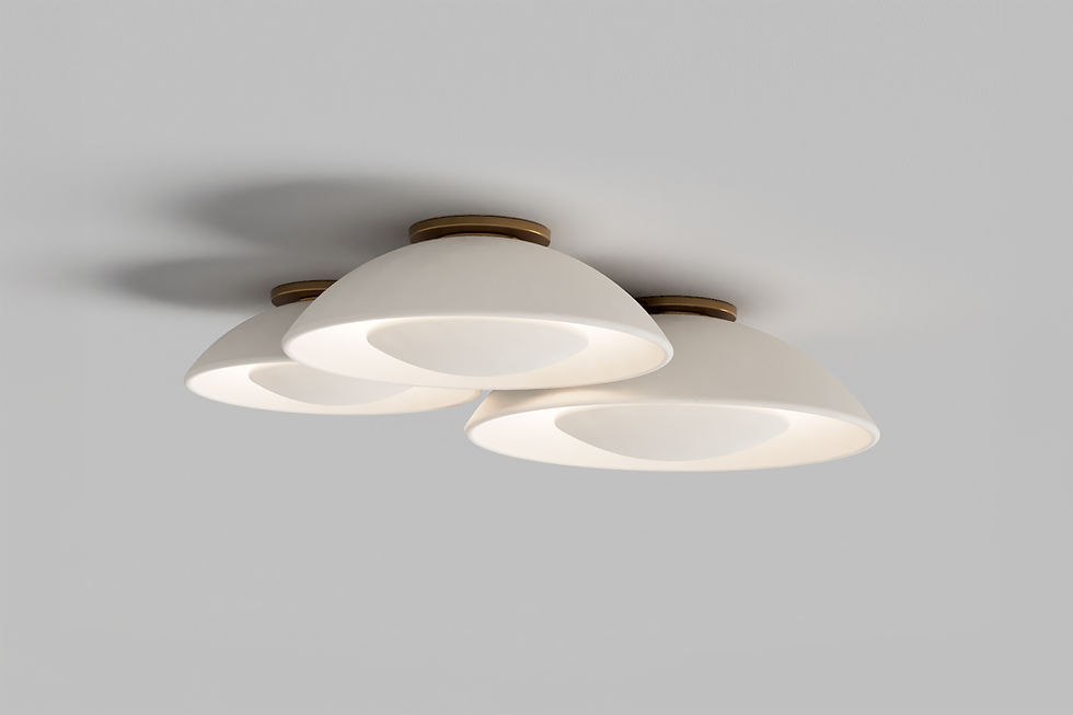 Thumbnail: Flushmount - Set of 3 - Round