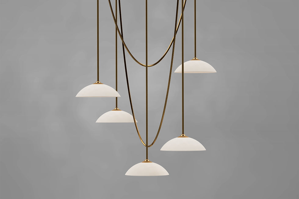 Thumbnail: Swag Pendants - Set of 5 - Round