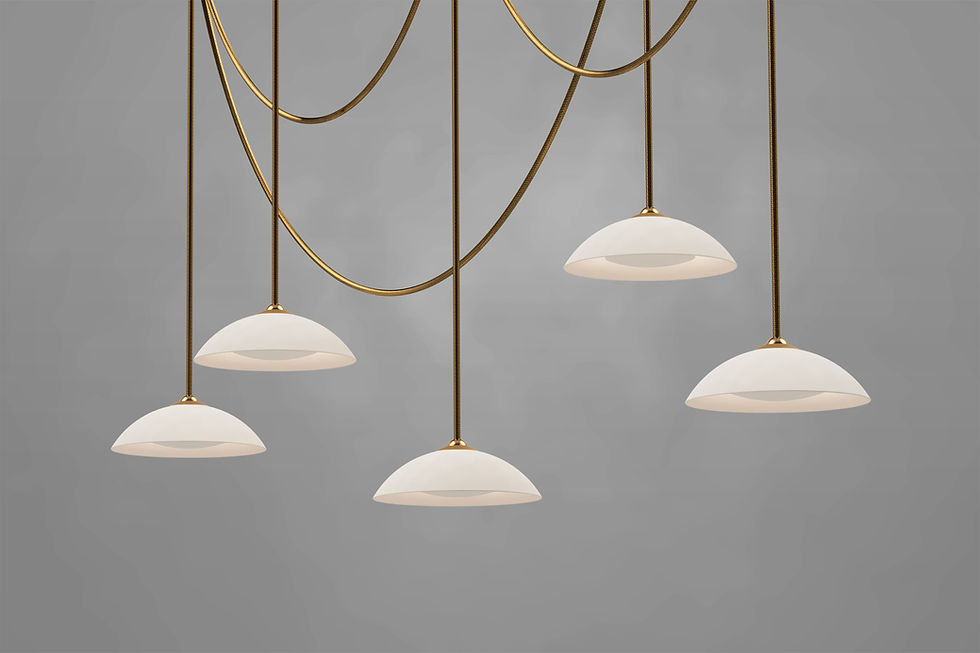 Thumbnail: Swag Pendants - Set of 5 - Linear