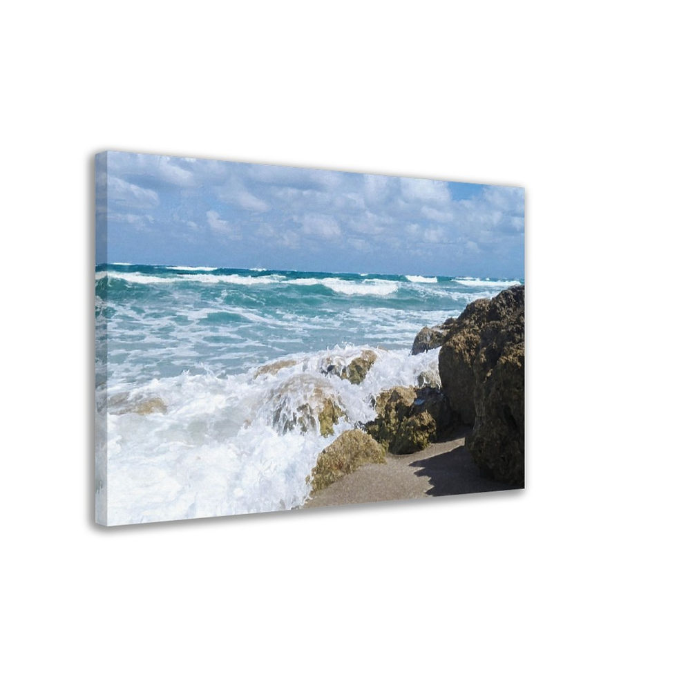 Thumbnail: Milky Waves III, Wall Décor, Canvas Wrap Print