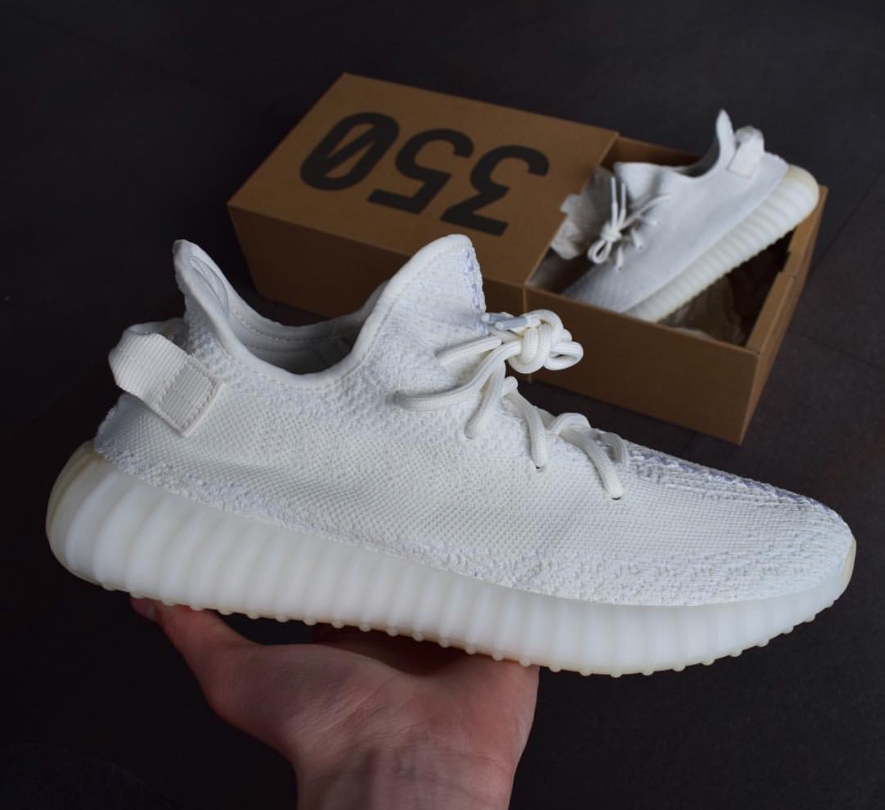 Yeezy 350 V2 Black White Real vs. Fake