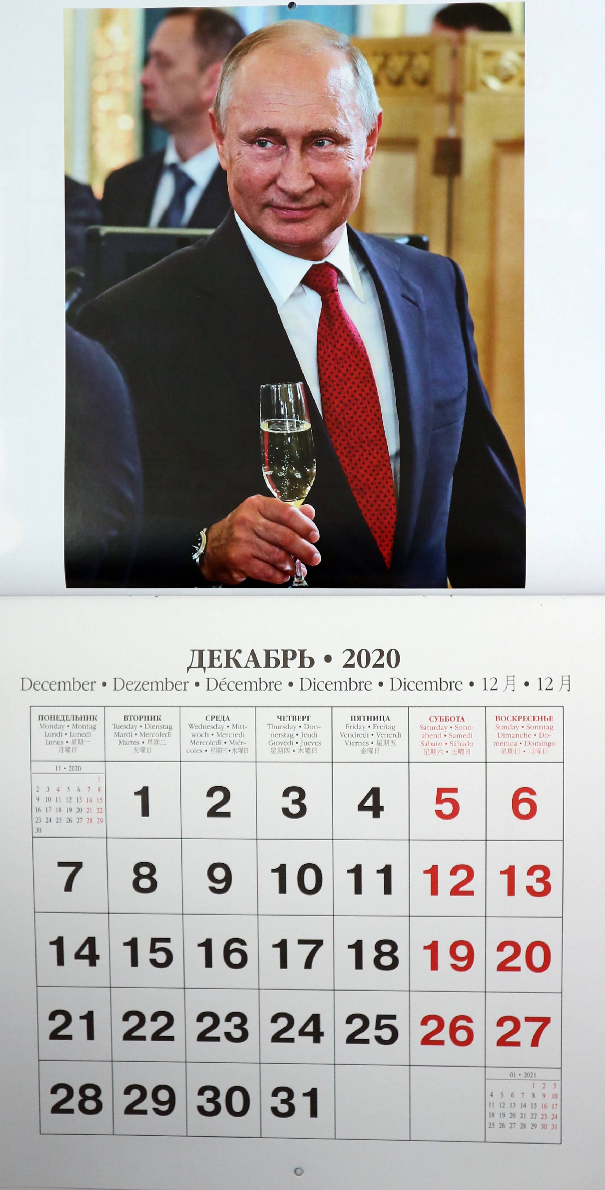 Wladimir Putin Kalender 2020 Original Perfektes Geschenk! Neues
