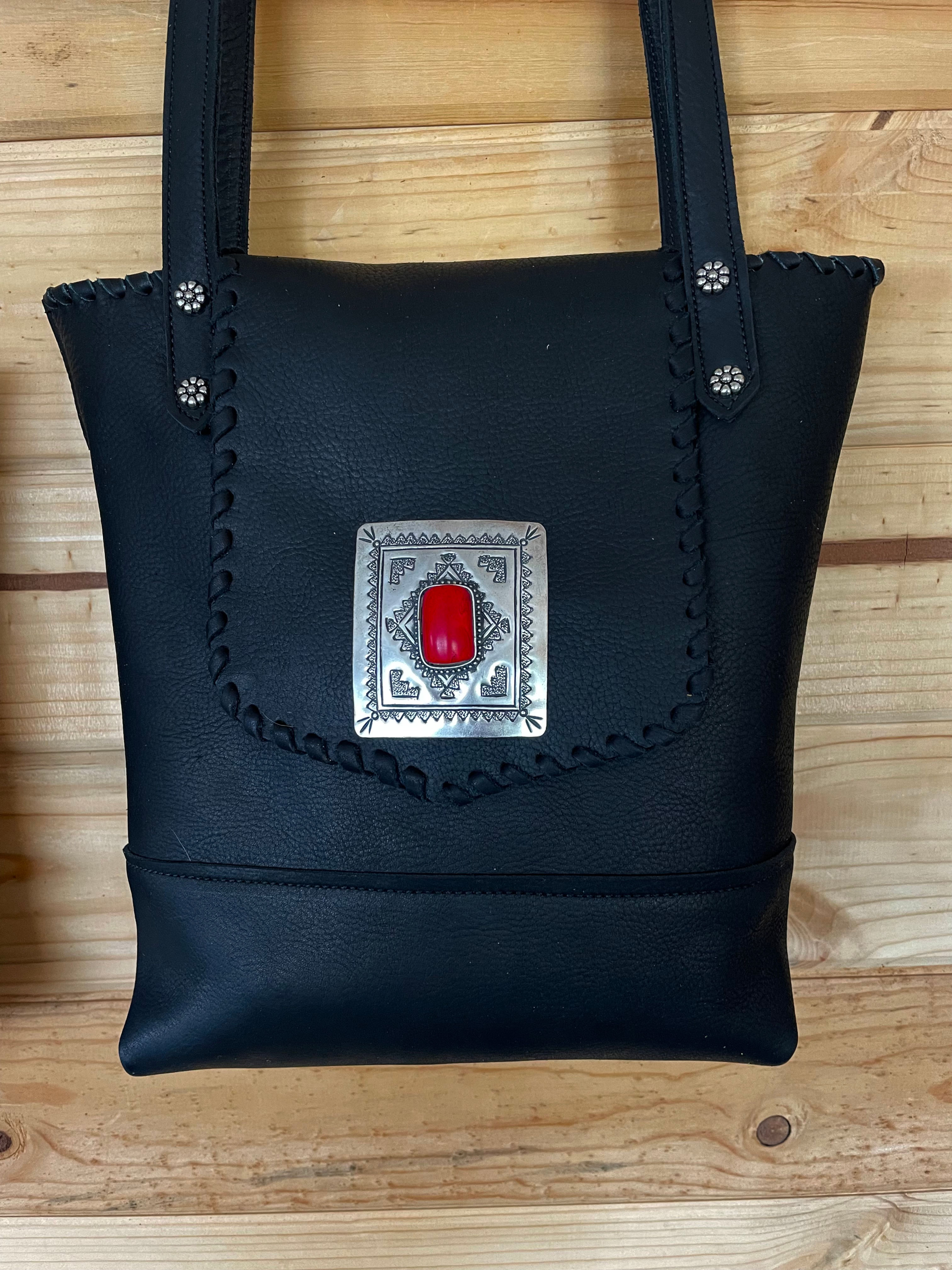 #12.  Black Tote, Mexican Concho