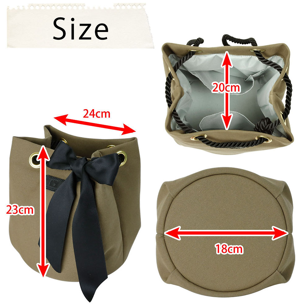 サムネイル： Drawstring Shoulder Camera Bag /Olive