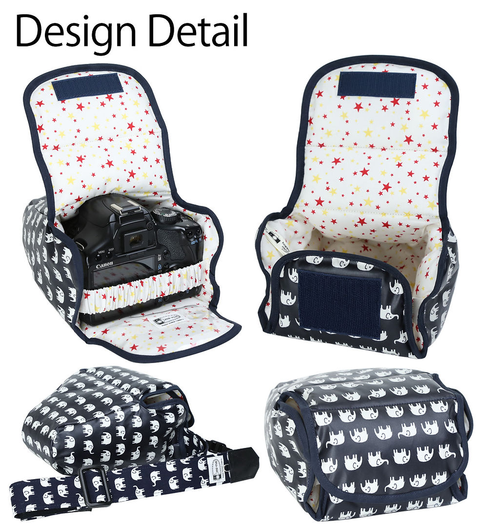 サムネイル： Camera Case/ L size/ Elephants