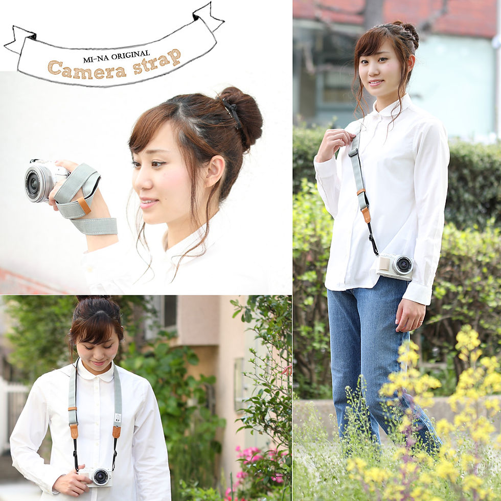 サムネイル： Camera Strap/ Gray Nylon
