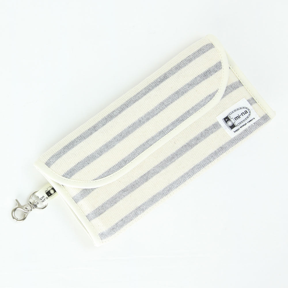 Lens filter case / Gray stripe