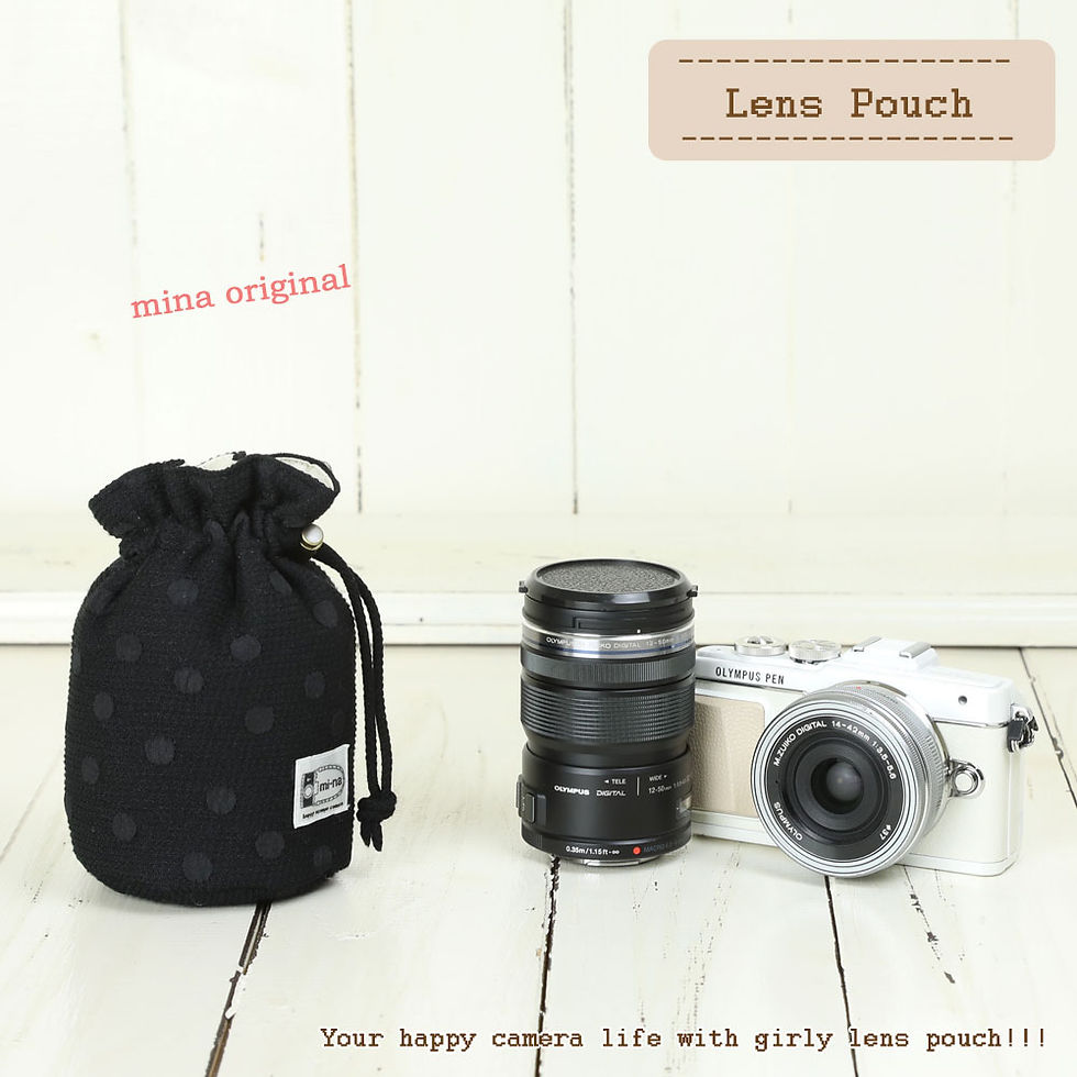 サムネイル： Lens pouch /S size/Black