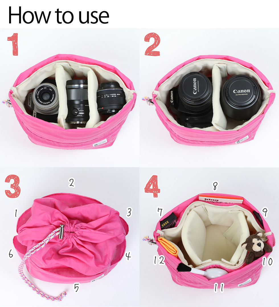 サムネイル： Camera Insert / Fuchsia pink