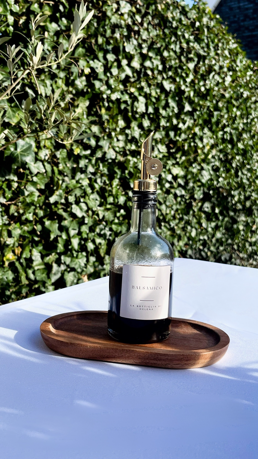 Balsamico Fles Glas – Druppelvrije Azijn Fles met Schenktuit | Di Helena