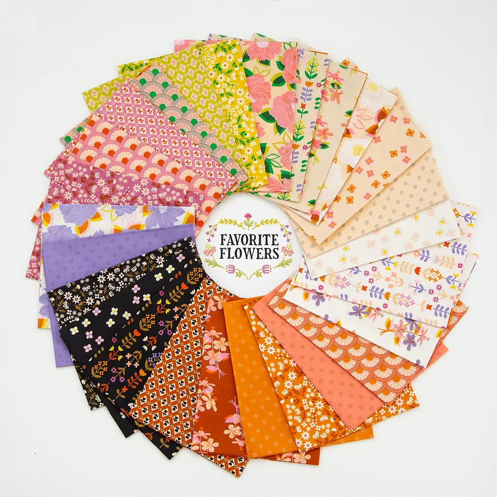 Miniature : JELLY ROLL FAVORITE FLOWERS RS5143JR