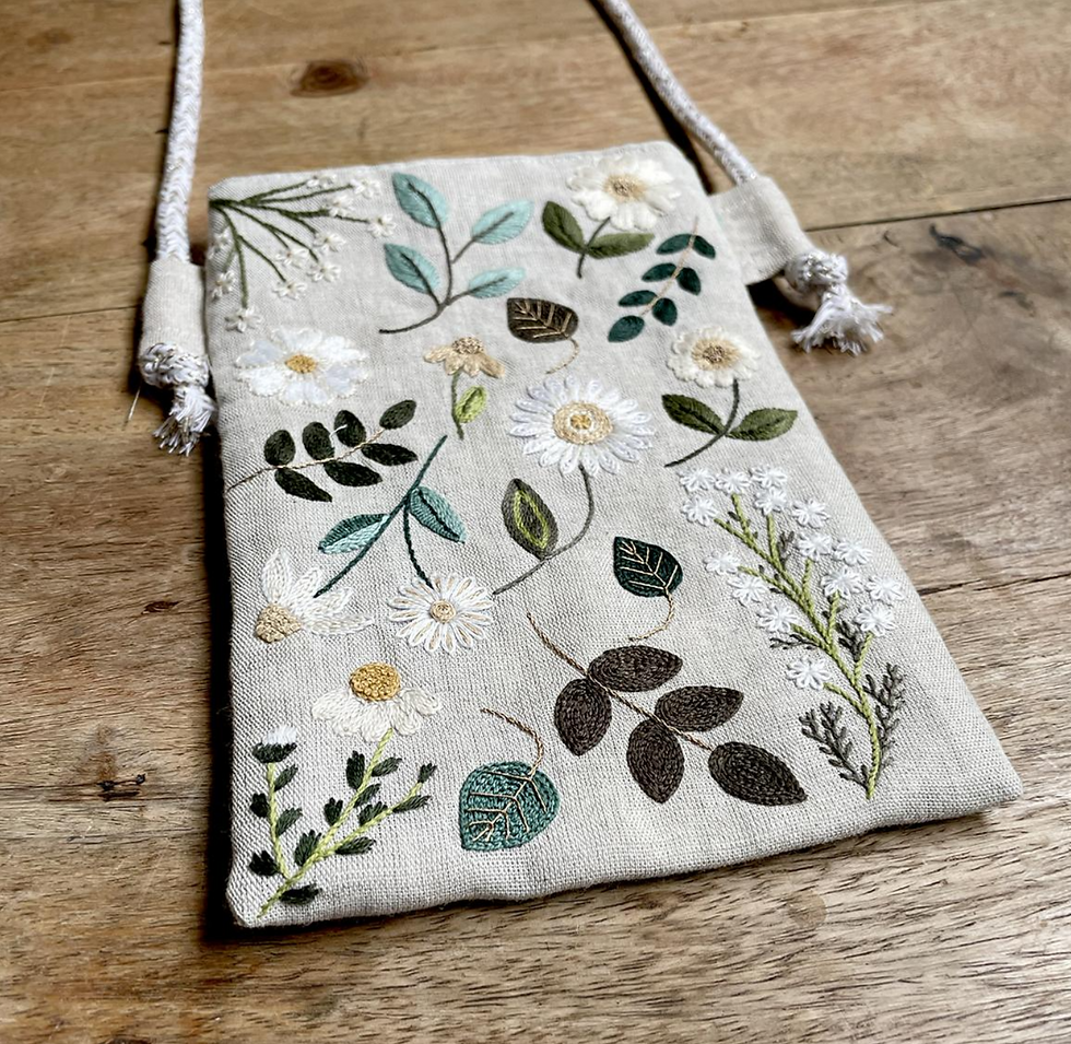 KIT BRODERIE ETUI FLEURI LOUISE C-09910