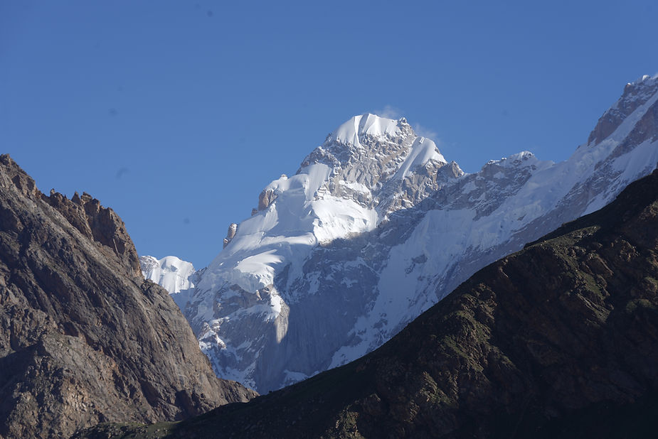 Snow-kissed Karakoram.