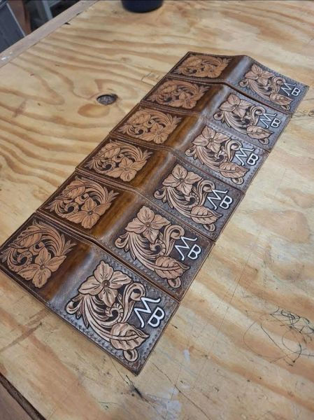 Floral Money Clip Wallet