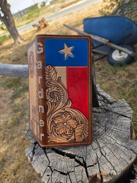 Texas Flag Floral Tally Book