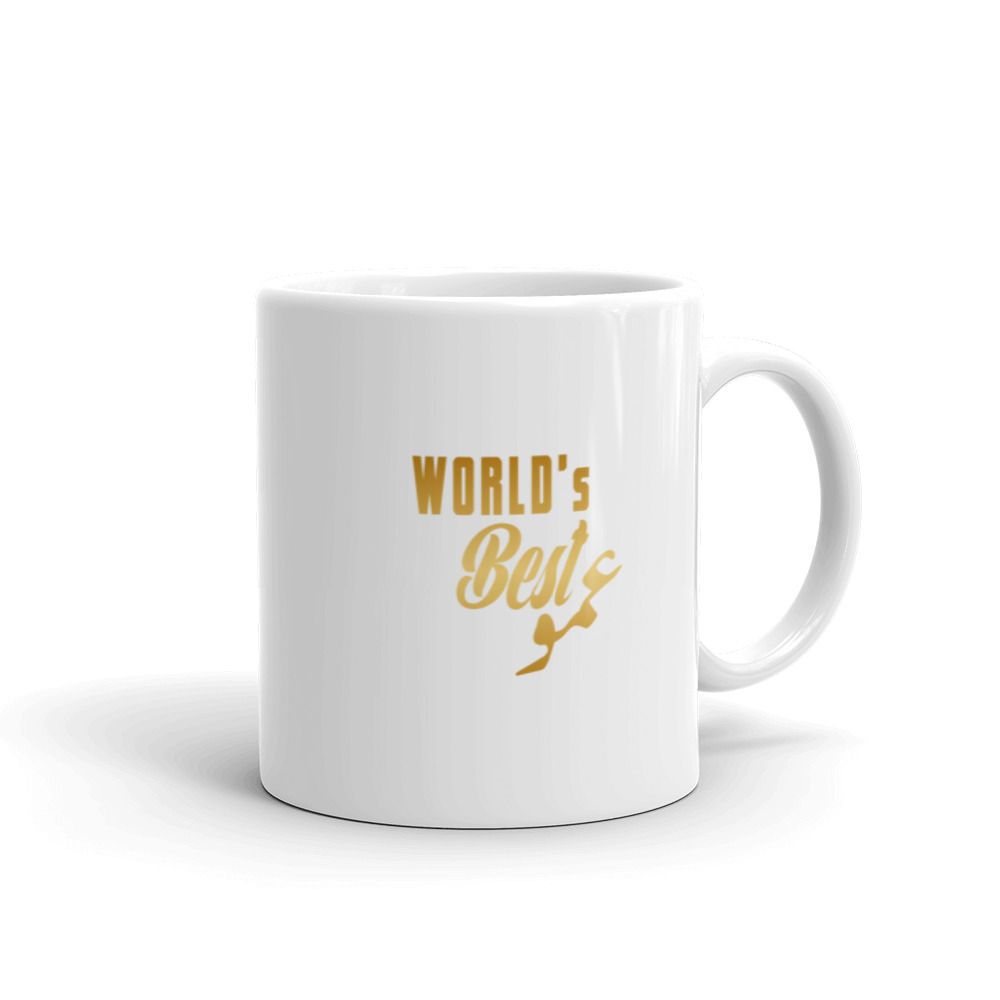 Amoo (Gold Text) White Glossy Mug
