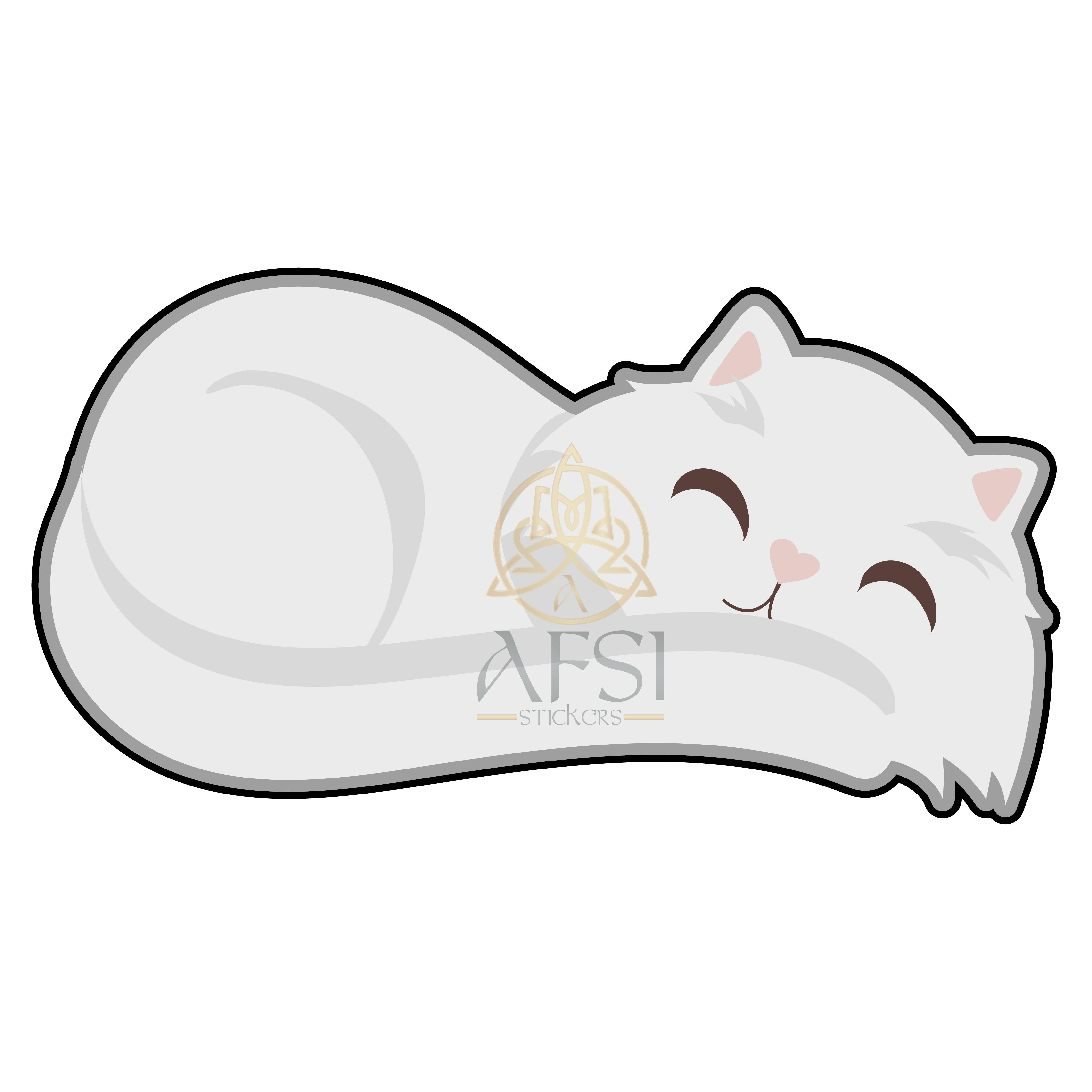 Persian Cat 3 Sticker