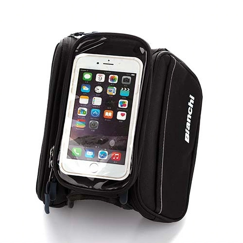 תיק לאופניים עם טלפון Bianchi, נרתיק טלפון נייד מעוצב לרכיבה