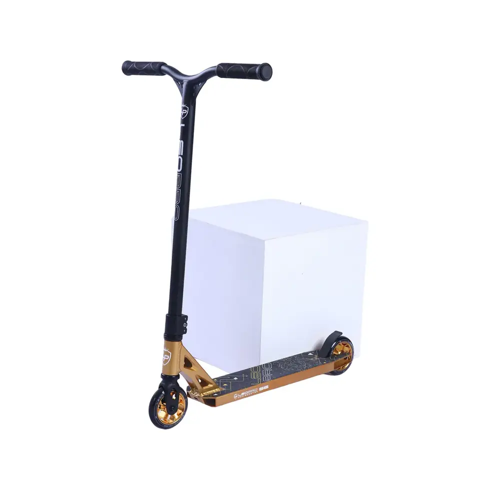 קורקינט פעלולים זהב/שחור LEO PRO S6