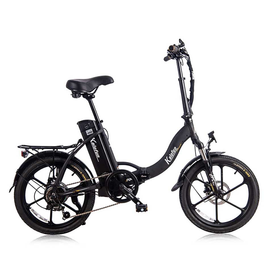 אופניים חשמליים שחורים K-Bike רגלית אלומיניום 20 לאופנים חשמליים ורגילים, מוצר איכותי לרוכבים