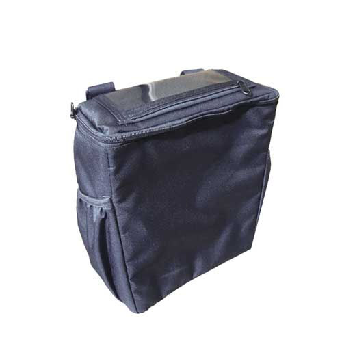 תיק שחור לאופניים עם חלון שקוף, לאחסון ציוד, גלגלי הממלכה.