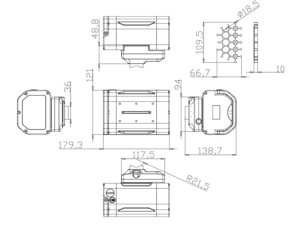 סוללה קומפקטית הנדריקס לאופניים חשמליים