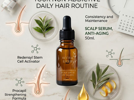 Revital Elixir Meso-Complex המכיל רדנסיל ופרוקפיל לצמיחת שיער טבעית